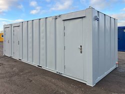 Modular 3+1 toilet & separate shower block cabin