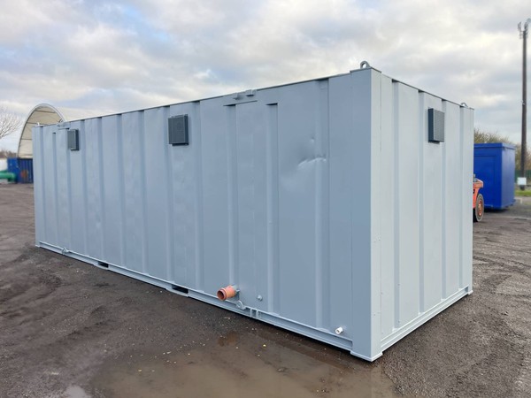 Anti vandal Modular 3+1 toilet & separate shower block cabin