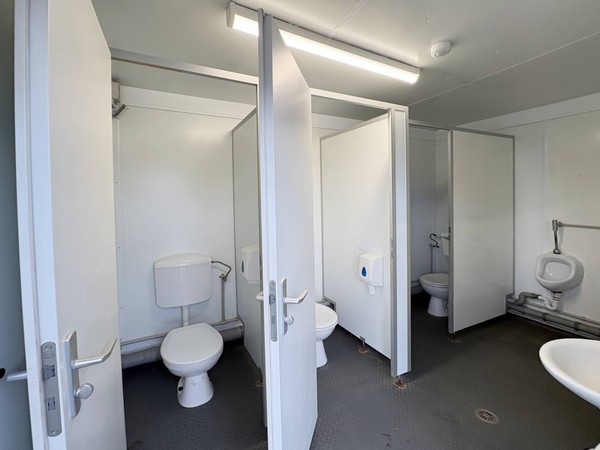 16ft x 8ft anti vandal  3+1 Site Toilet Block