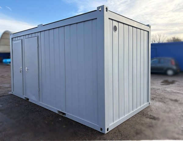 Fork liftable Site Toilet Block 2+1 Cabin