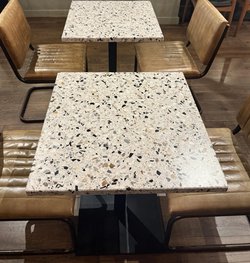 34x Marbles Cafe Tables For Sale