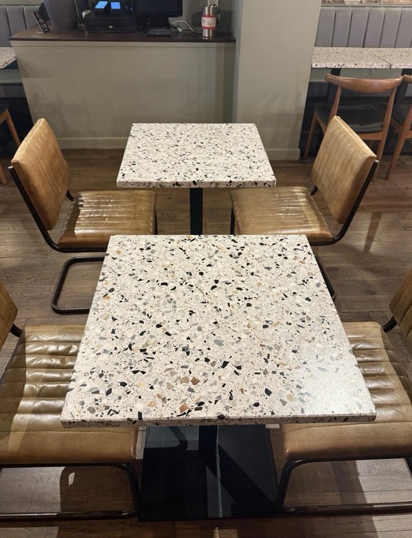 34x Marbles Cafe Tables 34x Marbles Cafe Tables