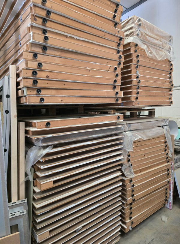 Secondhand 80x Timber Wall Sections Secondhand 80x Timber Wall Sections