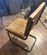 Retro Tan Leather Chairs