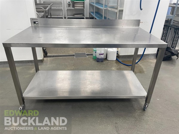 Catering Auction -  stainless steel tables