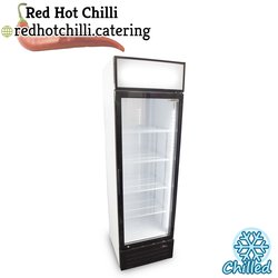 Tall display fridge (glass door)