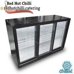 Three door beer / bottle fridge for sale