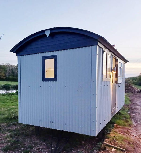 Glamping site shepherds hut for sale