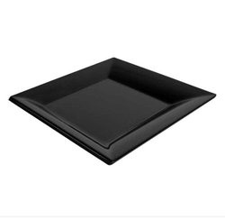 Black Melamine Square Essence Tray