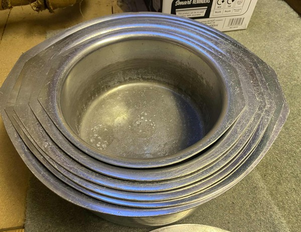 Used Set Of 6 Saucepans