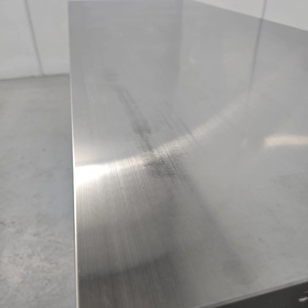 Low bench fridge stainless steel