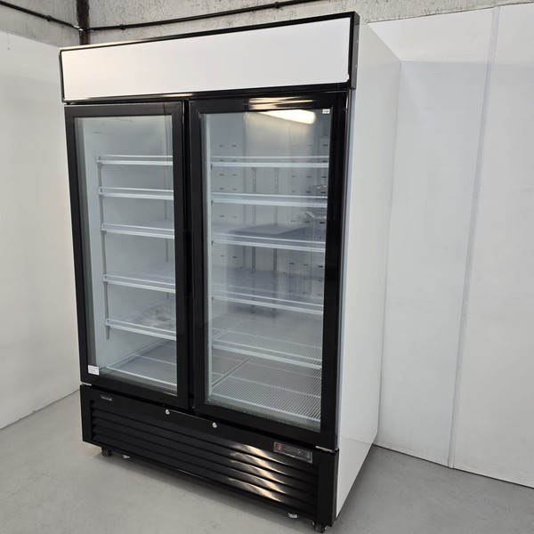 Double door tall bottle fridge
