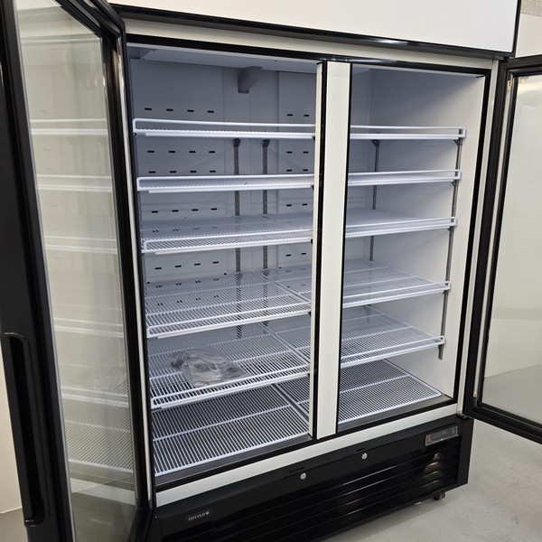 Garage shop double door fridge