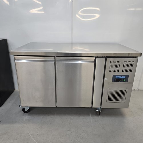 Two door prep fridge