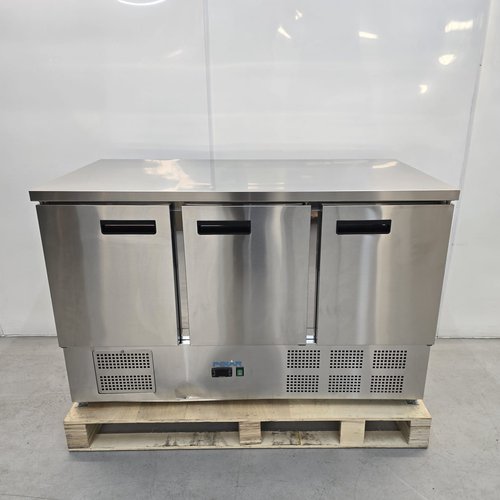 Three door bench fridge