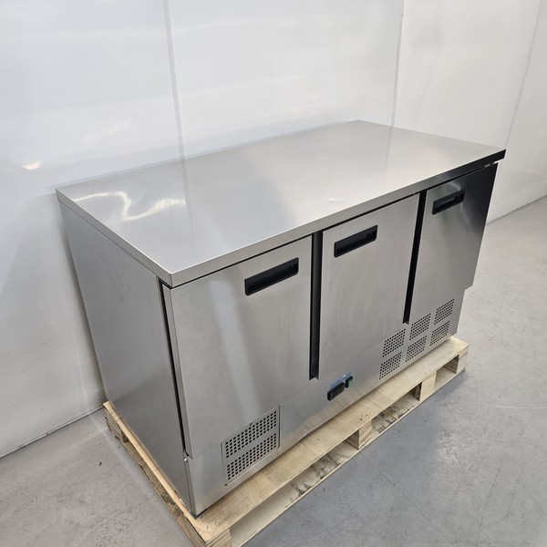B Grade Three door bench fridge