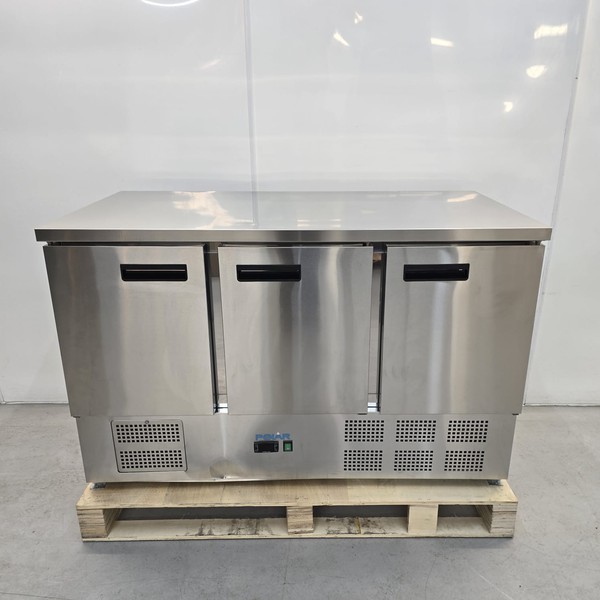 Three door bench fridge