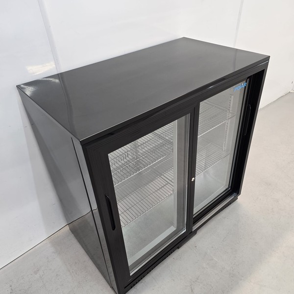 B Grade sliding door bottle fridge