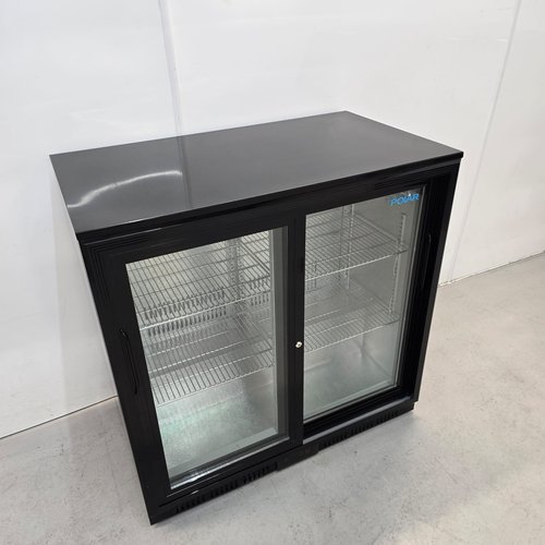 Polar Double Sliding Display Bottle Fridge