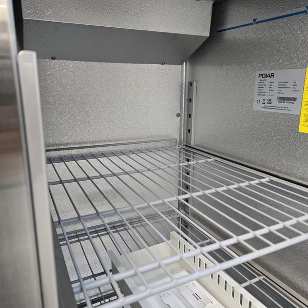 Polar Stainless Single Upright Fridge B Grade