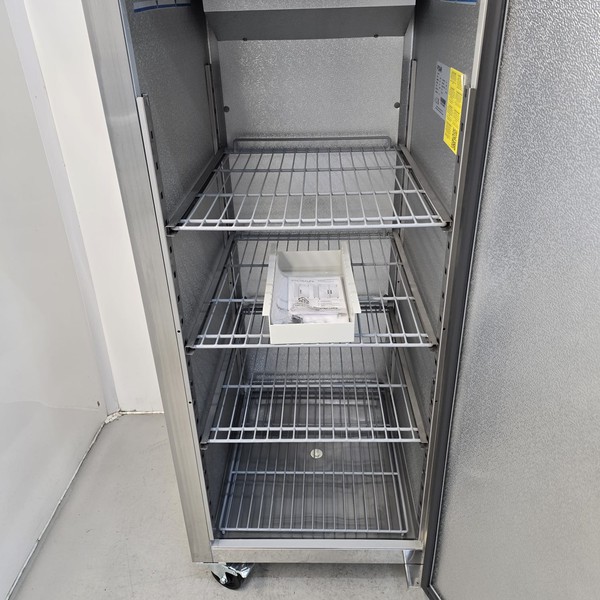 Polar Stainless Single Upright Fridge B Grade