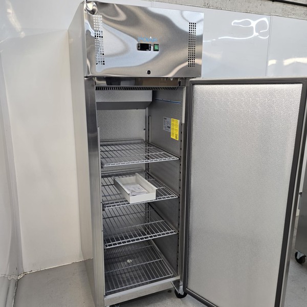 Polar Stainless Single Upright Fridge for sale