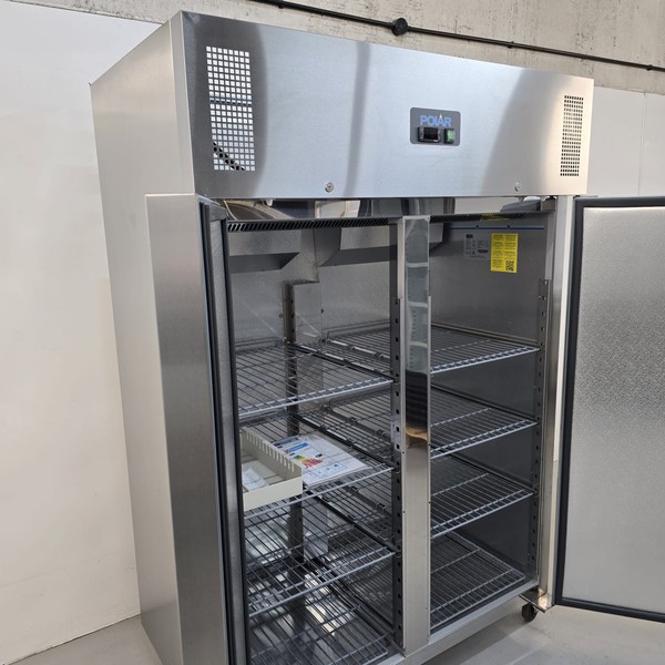 Stainless steel Double door commercial fridge for sale