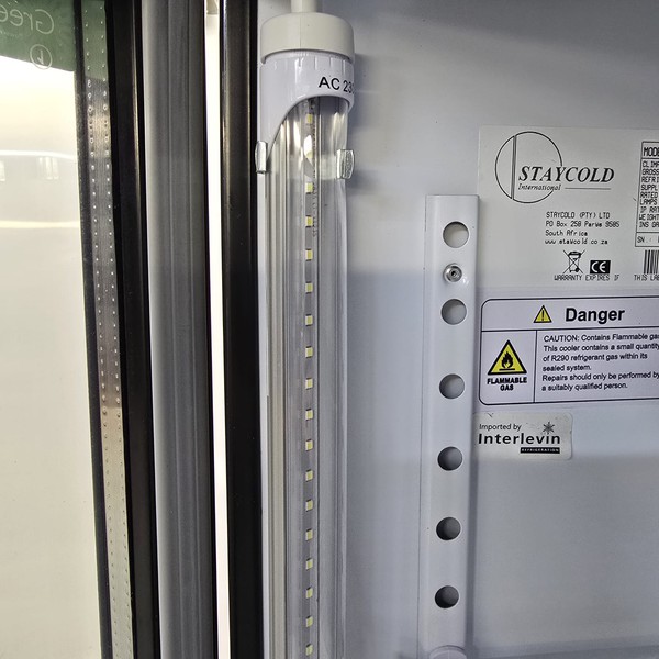 Tefcold Double Display Fridge