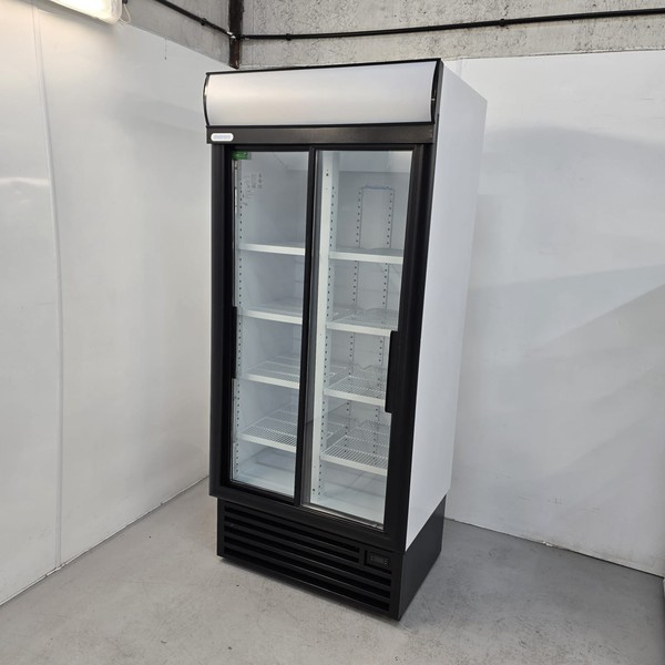 B Grade Double Door Glass Display Fridge
