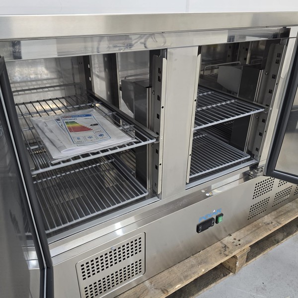 New Polar Triple Door Bench Fridge For Sale