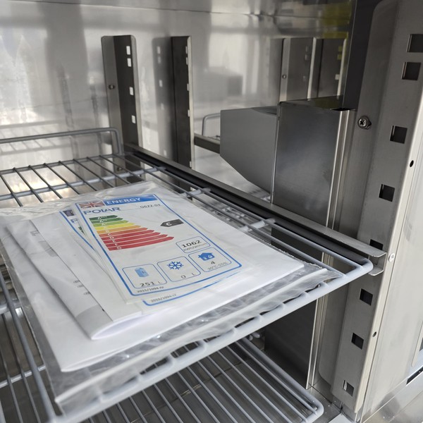 Polar Triple Door Bench Fridge