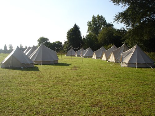 Job lot of bell tents for sale