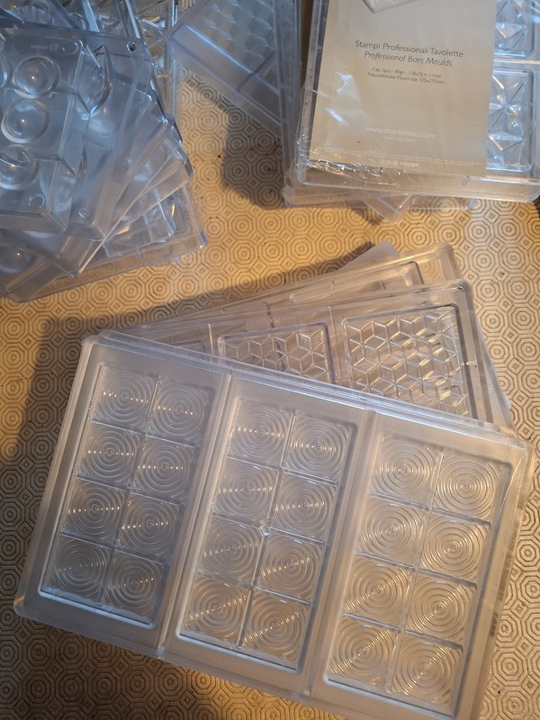 Used Chocolate Moulds