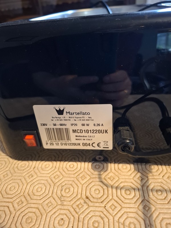 Martellato 3.6L Digital Meltinchoc Chocolate Melter