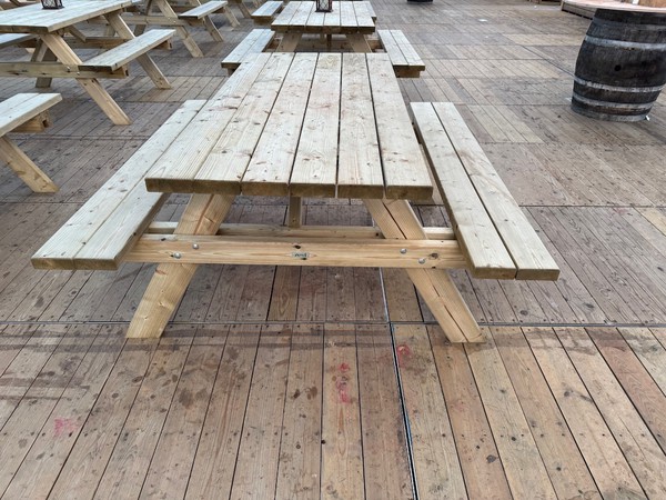 Wooden Picnic Benches