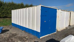 21' x 9' anti vandal steel storage container