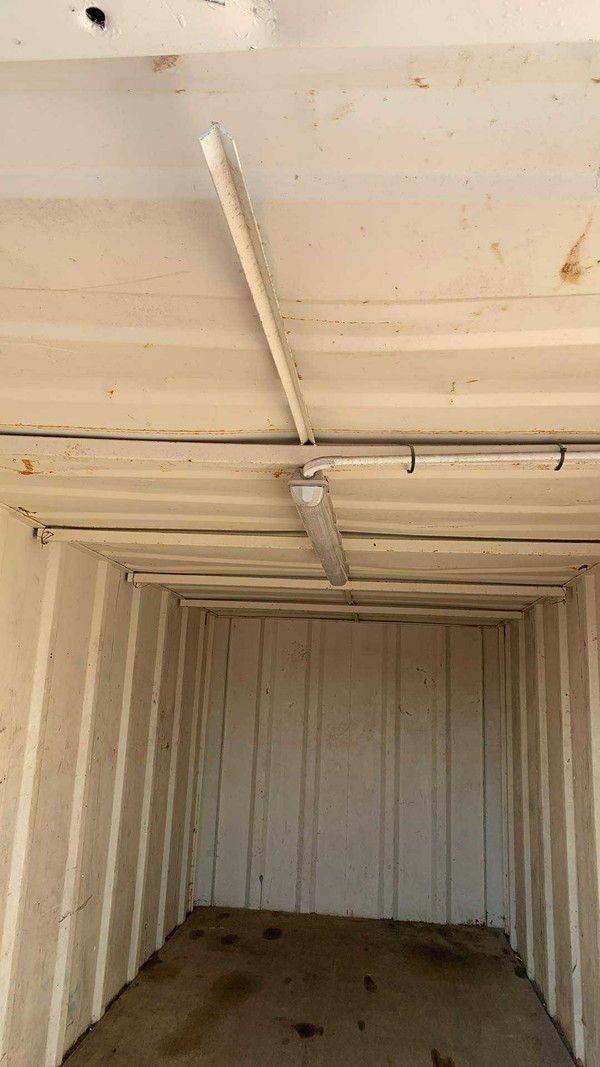 Secure steel storage container