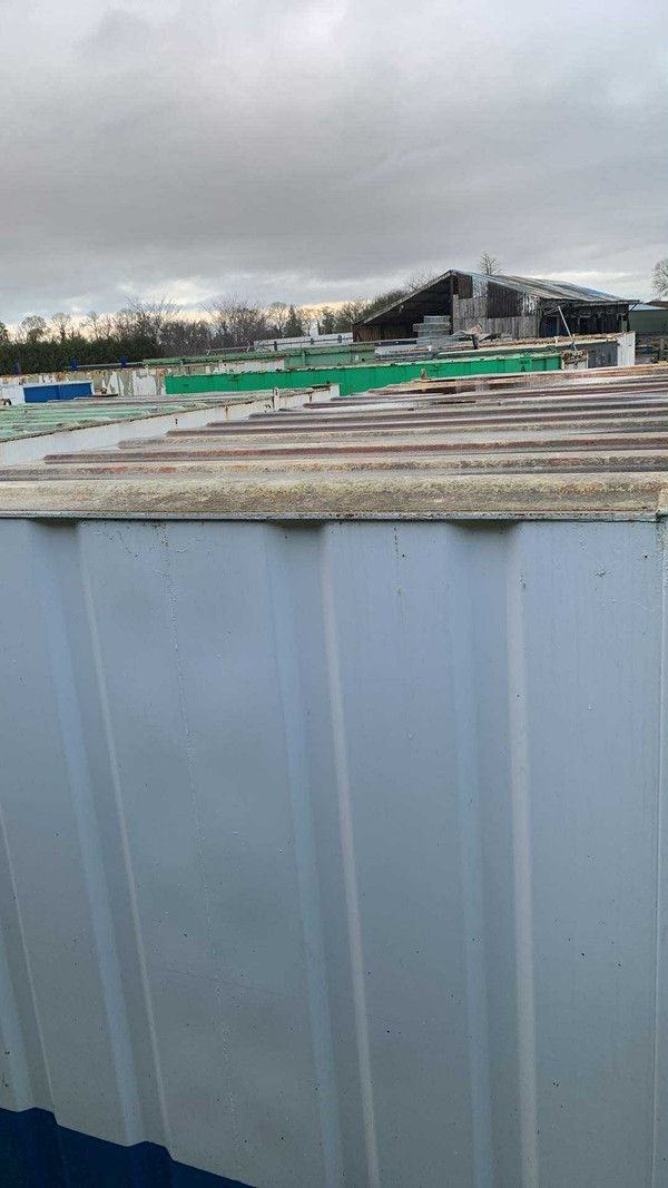 used steel storage container