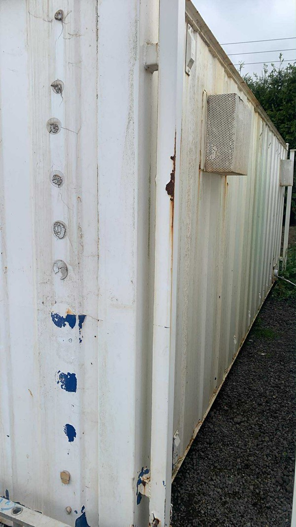 White toilet block White toilet block