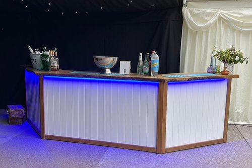 3m Wooden Events Bar