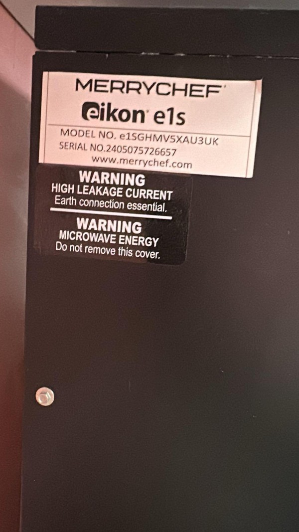 Used Eikon e1s (microwave / convection) oven