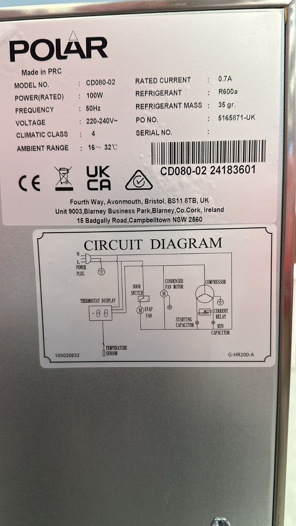 Polar CD080-02 for sale