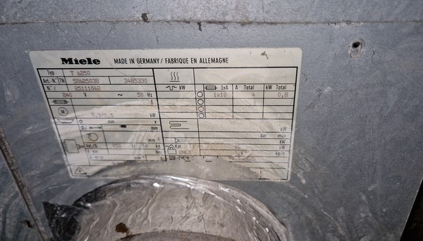 Secondhand 10kg Miele Dryer