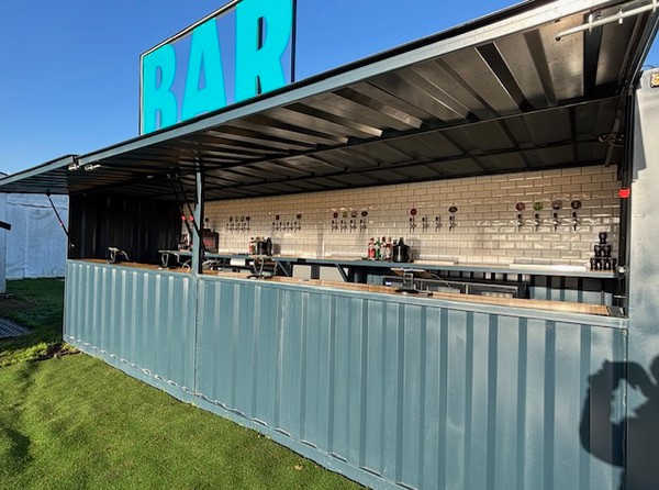 Secondhand 6.8m x 2.4m Festival Bar For Sale