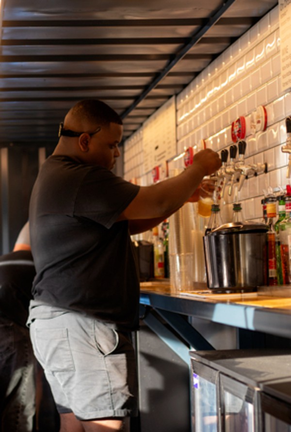 Secondhand Used 6.8m x 2.4m Festival Bar