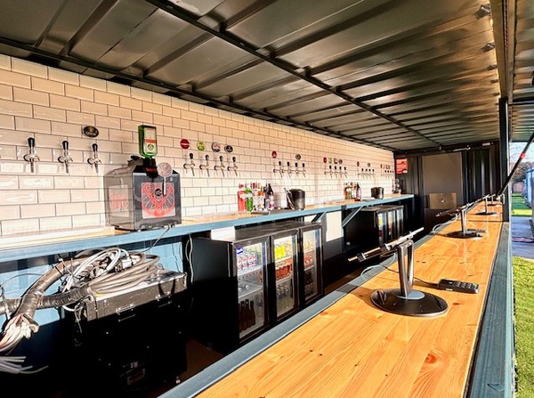 Secondhand 6.8m x 2.4m Festival Bar