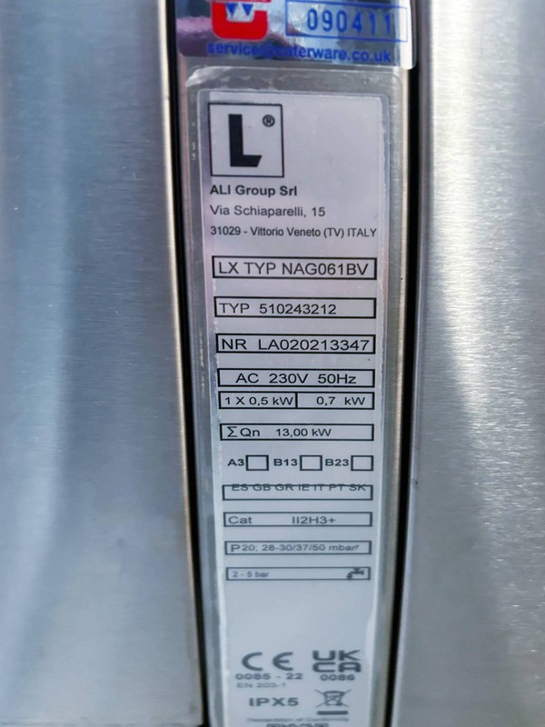 6 Grid Combi Oven Gas