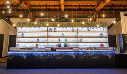 Secondhand Used 10x LED Wood Shelving Units For Sale