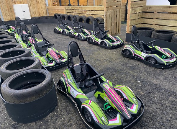 Secondhand Fleet Of 10 Kids Electric Karts