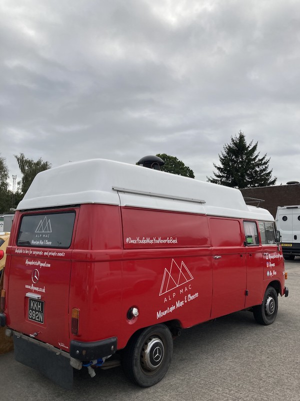 Rare 1974 Mercedes 306D street food truck